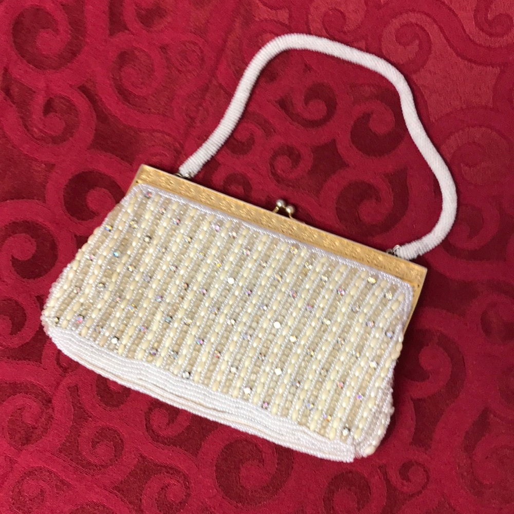 Antique beaded purse - Picture 2 of 3